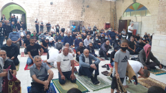 فيديو: جمع غفير من أهالي اللد في صلاة العيد بالمسجد الكبير 